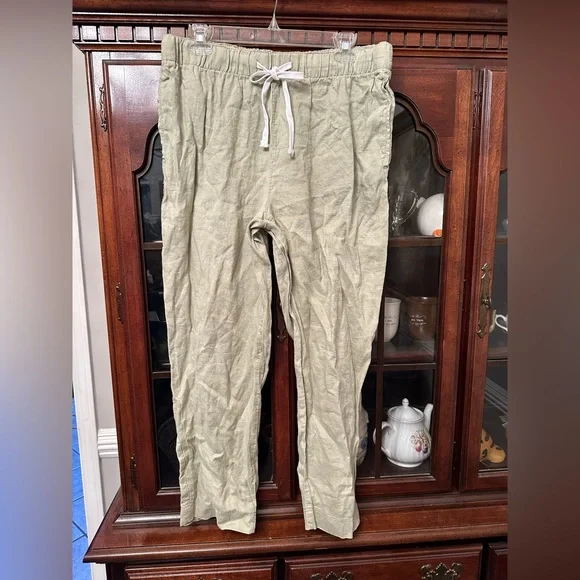 H&M Pants Jumpsuits Nwt H M Premium Selection Natural Linen